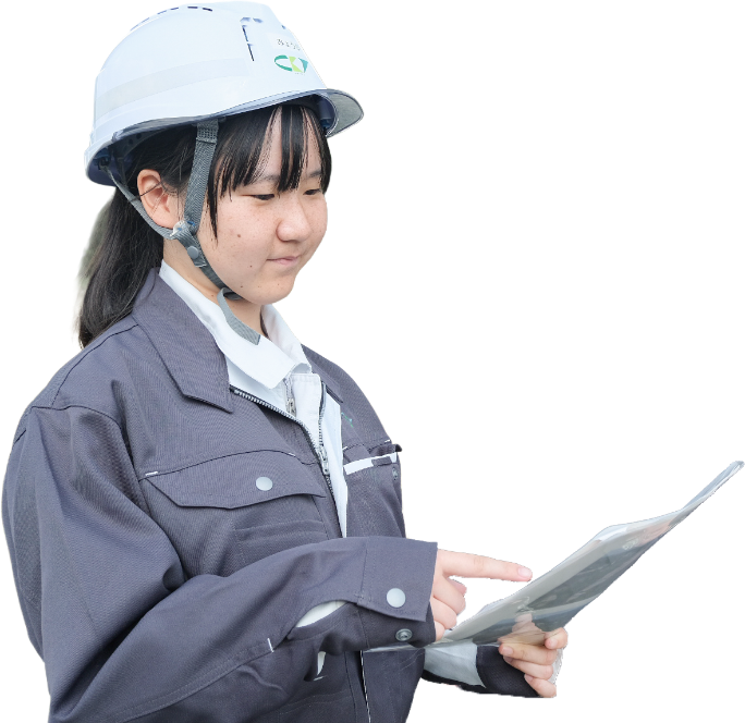 フレッシュな女性従業員