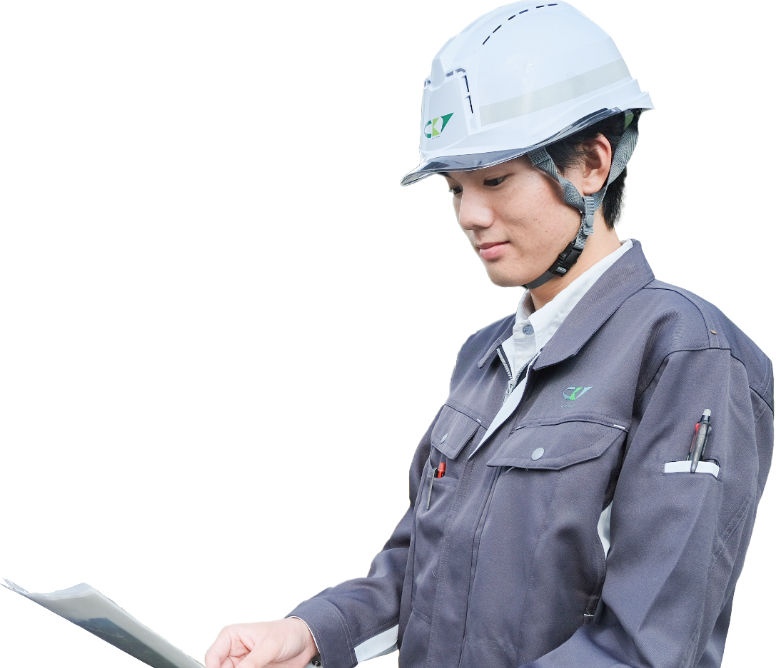 フレッシュな男性従業員
